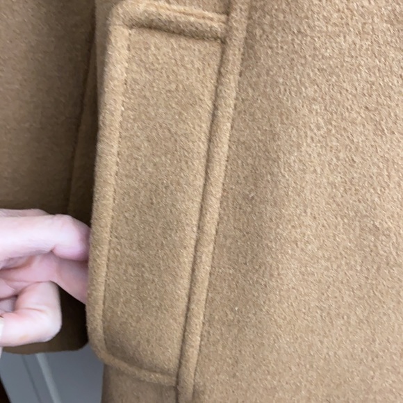 Ellen Tracy Blue fox and wool hooded coat - Picture 4 of 15